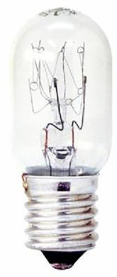 GE 35153 Appliance Light Bulb, 15 W, T7 Lamp, E17 Intermediate Lamp Base, 100 Lumens, 3000 hr Average Life